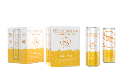 Stateside Vodka Soda Pineapple-4 Pack